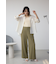 【堀田茜さん着用アイテム】スクエアネックリブタンクトップ