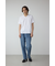 AZコットンVネックTシャツ
