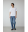 AZコットンVネックTシャツ