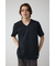AZコットンVネックTシャツ