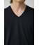 AZコットンVネックTシャツ