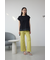 リブタイトフレアパンツ