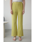 リブタイトフレアパンツ