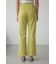 リブタイトフレアパンツ