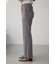 リブタイトフレアパンツ