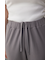 リブタイトフレアパンツ