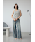 【堀田茜さん着用アイテム】ギャザーストラップスクエアトゥサンダル