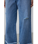 AZUL DENIM スウィッチングバイカラーデニム