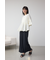 タックスリーブ半袖デザインカットトップス
