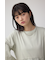 タックスリーブ半袖デザインカットトップス
