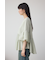 タックスリーブ半袖デザインカットトップス