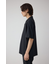 ダイヤモンドストレッチ開襟シャツ