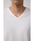 タックフライスVネックTシャツ