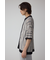 ポロ襟クージーニットトップス