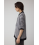 ポロ襟クージーニットトップス