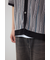 ポロ襟クージーニットトップス