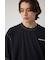 オープンステッチロゴTシャツ