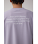 オープンステッチロゴTシャツ