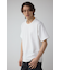 楊柳ジャガードクルーネックTシャツ