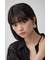 サークルプレートロゴピアス