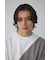 異素材スウィッチングラフィックTEE