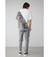 異素材スウィッチングラフィックTEE