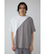 異素材スウィッチングラフィックTEE
