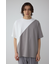 異素材スウィッチングラフィックTEE