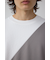 異素材スウィッチングラフィックTEE
