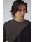 異素材スウィッチングラフィックTEE