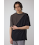 異素材スウィッチングラフィックTEE