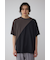異素材スウィッチングラフィックTEE