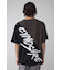 異素材スウィッチングラフィックTEE