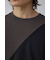 異素材スウィッチングラフィックTEE