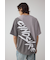 異素材スウィッチングラフィックTEE
