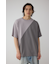 異素材スウィッチングラフィックTEE