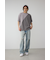 異素材スウィッチングラフィックTEE