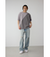 異素材スウィッチングラフィックTEE