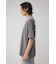 異素材スウィッチングラフィックTEE