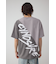 異素材スウィッチングラフィックTEE