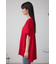 Vネックワイドルーズニット