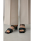 イージーケアリネンライクベルトワイドパンツ