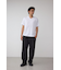 AZコットン VネックロゴTシャツ
