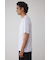 AZコットン VネックロゴTシャツ