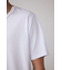 AZコットン VネックロゴTシャツ