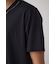AZコットン VネックロゴTシャツ