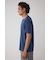 AZコットン VネックロゴTシャツ