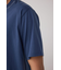 AZコットン VネックロゴTシャツ