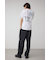 ベア天竺バック刺繍TEE