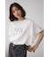 ラッフルスリーブロゴTシャツ